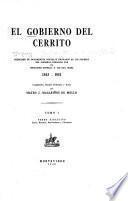 El gobierno del Cerrito: Poder ejecutivo; leyes, decretos resoluciones y circulares