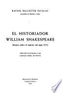El historiador William Shakespeare