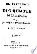 El ingenioso hidalgo don Quijote de la Mancha