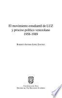El movimiento estudiantil de LUZ y proceso político venezolano, 1958-1989