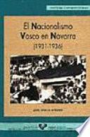 El nacionalismo vasco en Navarra (1931-1936)