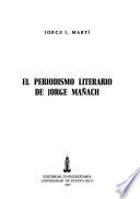 El periodismo literario de Jorge Mañach