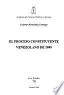 El proceso constituyente venezolano de 1999