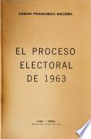 El proceso electoral de 1963