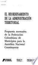 El Reordenamiento de la administración territorial