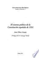 El sistema político de la Constitución española de 1931