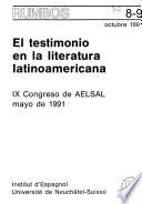 El testimonio en la literatura latinoamericana