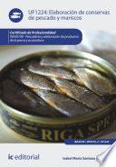 Elaboración de conservas de pescado y mariscos. INAJ0109