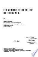 Elementos de catálisis heterogénea