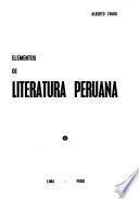 Elementos de literatura peruana