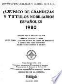 Elenco de grandezas y títulos nobiliarios españoles