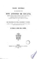 Elogio histórico del Excmo. Sr. D. Antonio de Escaño