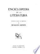 Enciclopedia de la literatura