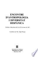 Encontre d'Antropologia i Diversitat Hispànica