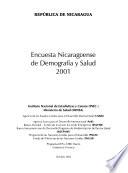 Encuesta nicaragüense de demografía y salud, 2001