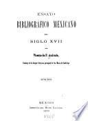 Ensayo bibliográfico mexicano del siglo XVII