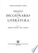 Ensayo de un diccionario de la literatura: Términos, conceptos, ismos literarios, 3. ed., 1. reimpresión 1972