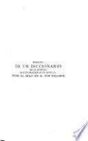 Ensayo de un diccionario de los artífices que florecieron en Sevilla desde el siglo XIII al XVIII inclusive