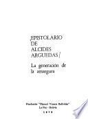 Epistolario de Alcides Arguedas