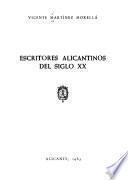 Escritores alicantinos del siglo XX