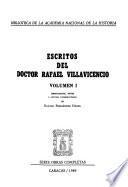 Escritos del doctor Rafael Villavicencio