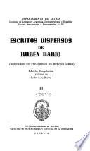 Escritos dispersos de Rubén Darío