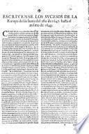 Escrivense los sucesos de la Europe desde Junio del año de 1647 hasta el mismo de 1649