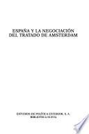 España y la negociación del Tratado de Amsterdam