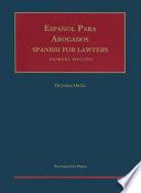 Español para abogados