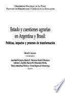 Estado y cuestiones agrarias en Argentina y Brasil
