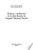 Estética y mitificación en la obra de Ezequiel Martínez Estrada