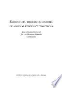 Estructura, discurso e historia de algunas lenguas yutoaztecas