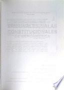Estructura y atribuciones de los tribunales y salas constitucionales de Iberoamérica