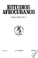Estudios afrocubanos