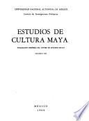 Estudios de cultura maya