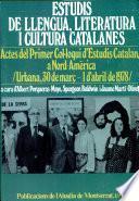 Estudis de llengua, literatura i cultura catalanes