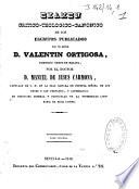 Examen crítico-teológico-canónico de los escritos publicados por el señor D. Valentín Ortigosa
