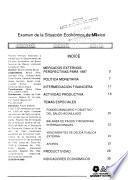 Examen de la situación económica de México