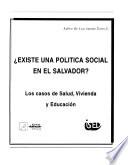 Existe una politica social en El Salvador?