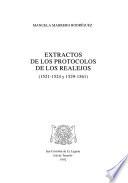 Extractos de los protocolos de los realejos, 1521-1524 y 1529-1561