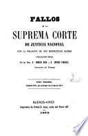 Fallos de la Corte Suprema de Justicia nacional
