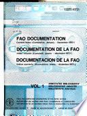 FAO Documentation: Current Index