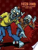 Fiesta zombi libro para colorear para niños 1