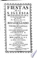 Fiestas de la Santa Iglesia metropolitana y patriarcal de Sevilla