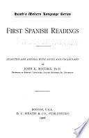 First Spanish readings