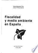 Fiscalidad y medio ambiente en España