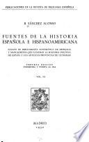 Fuentes de la historia española e hispanoamericana