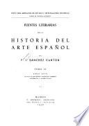 Fuentes literarias para la historia del arte español