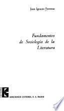 Fundamentos de sociología de la literatura