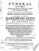 Funeral hecho en Roma en la yglesia de Santiago de los españoles à 18 de diciembre de 1665